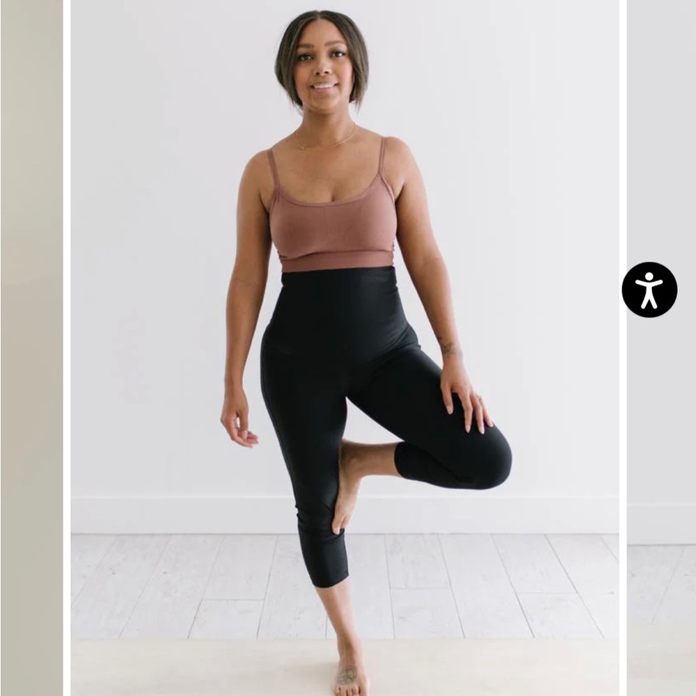 Sculpt & Recovery Postpartum Leggings - Crop